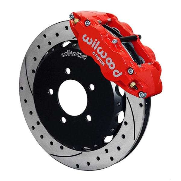 Wilwood Wilwood WLD140-11978-DR 12.88 in. Forged Narrow Superlite SL6R Big Brake Front Brake Kit WLD140-11978-DR - main
